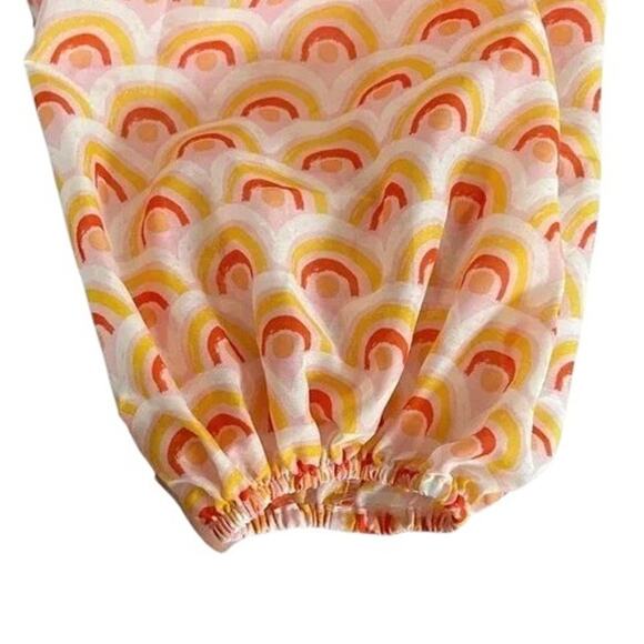 J. Marie The Summer  Orange Tiered  Dress Size Medium - Picture 8 of 9